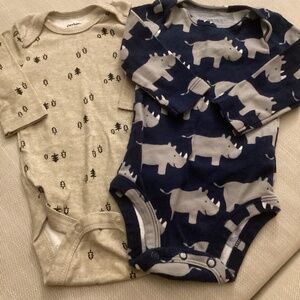 Infant long sleeved onesies